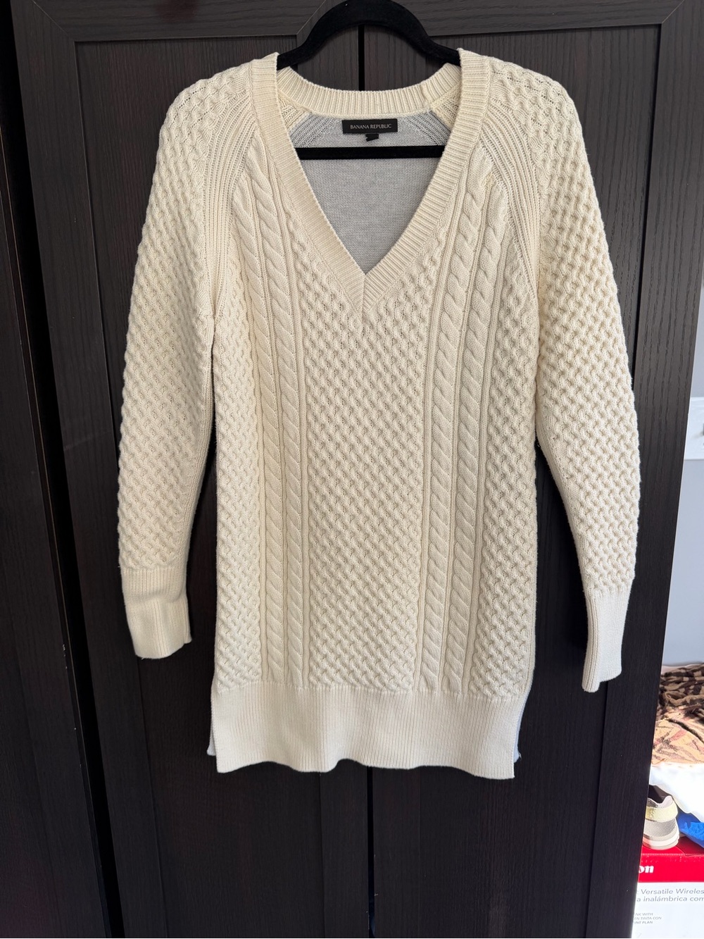 Banana republic long sweater size small